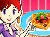 Jogue Aula de Culinária Sara's French Toast Waffles jogo online grátis
