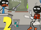 STICKMAN ESCAPE SCHOOL 2 free online game on