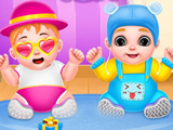 Fun Baby Care Game - Baby Twins Adorable Two - Play Fun Dress Up, Bath Time  & Care Games For Kids 